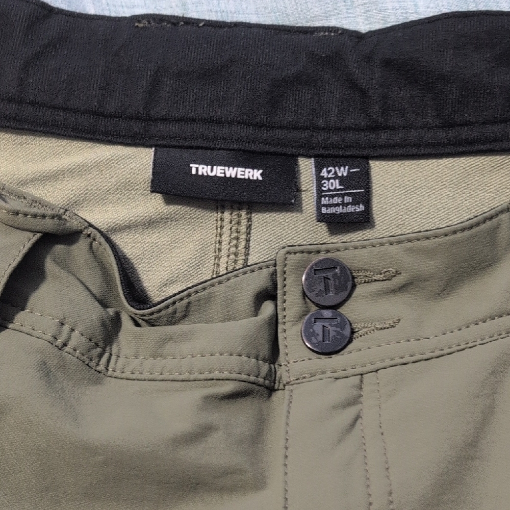 Men's Green Truewerk T2 Pants - Picture 5 of 11